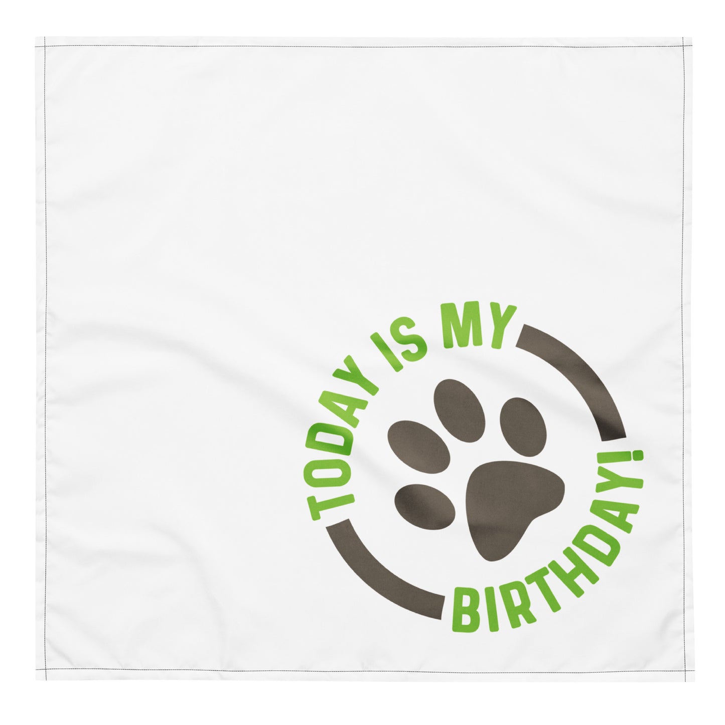Today is My Birthday Dog Bandana