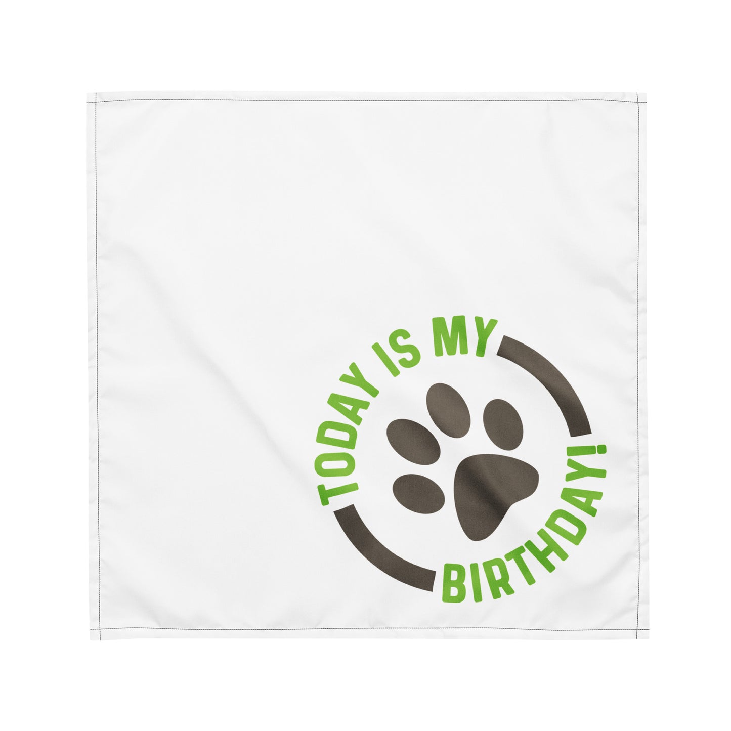 Today is My Birthday Dog Bandana