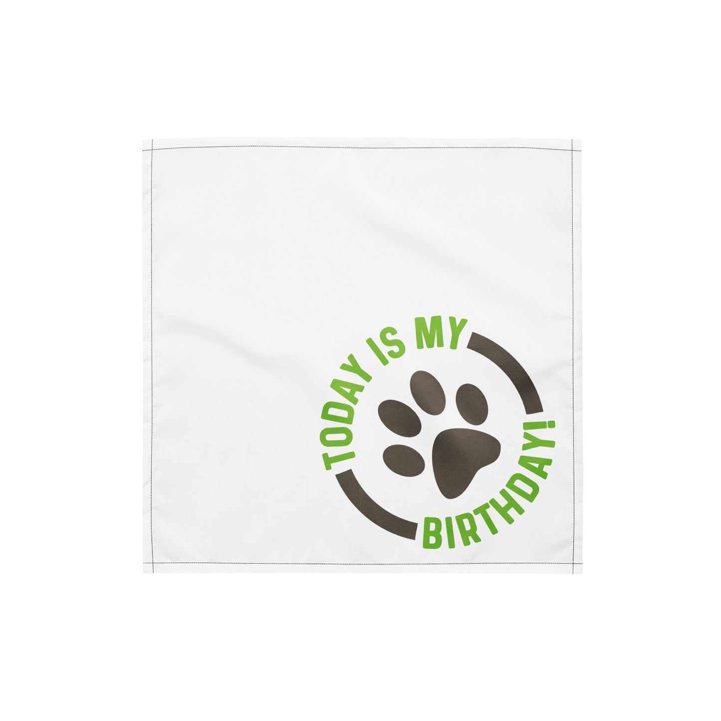 Today is My Birthday Dog Bandana