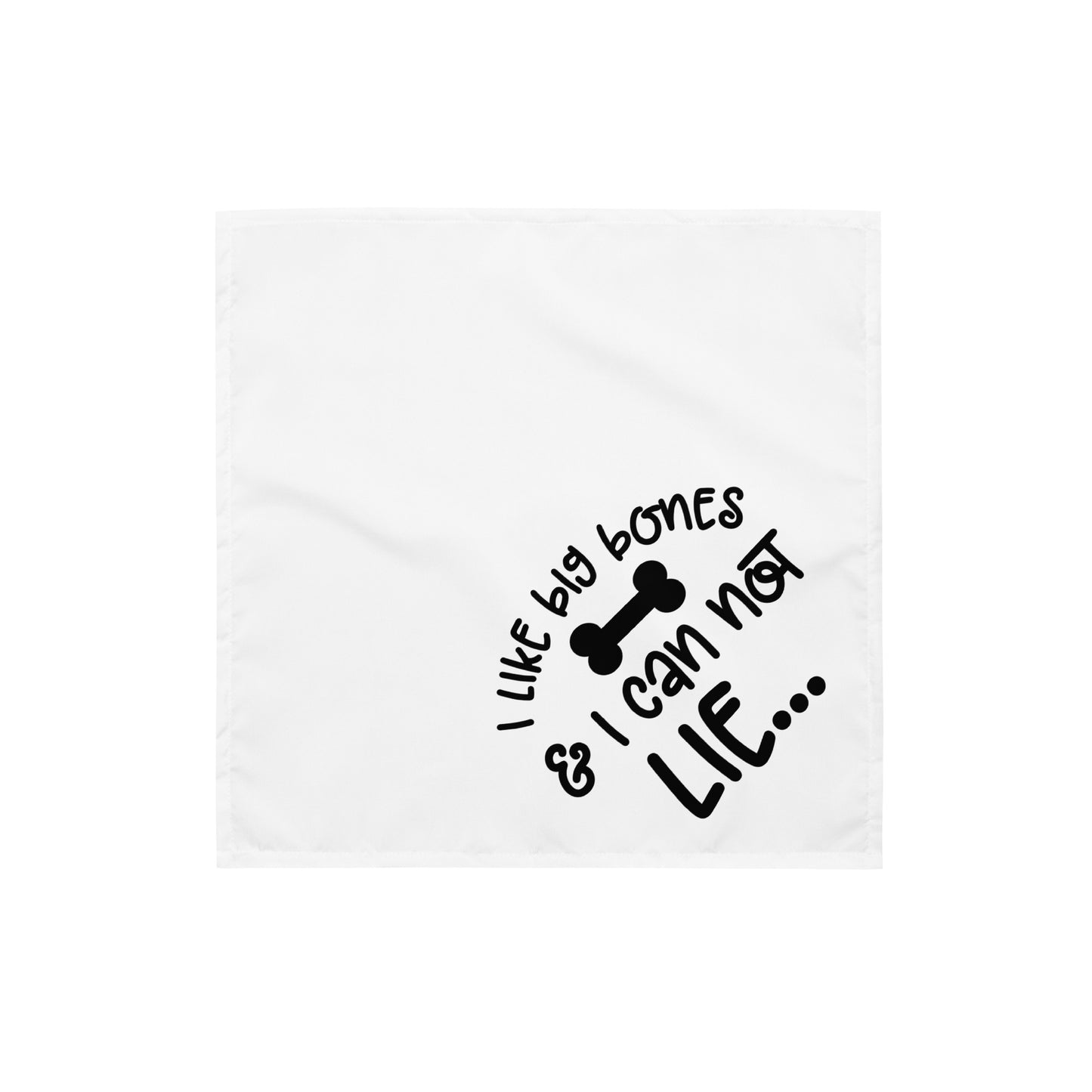I Like Big Bones Dog Bandana