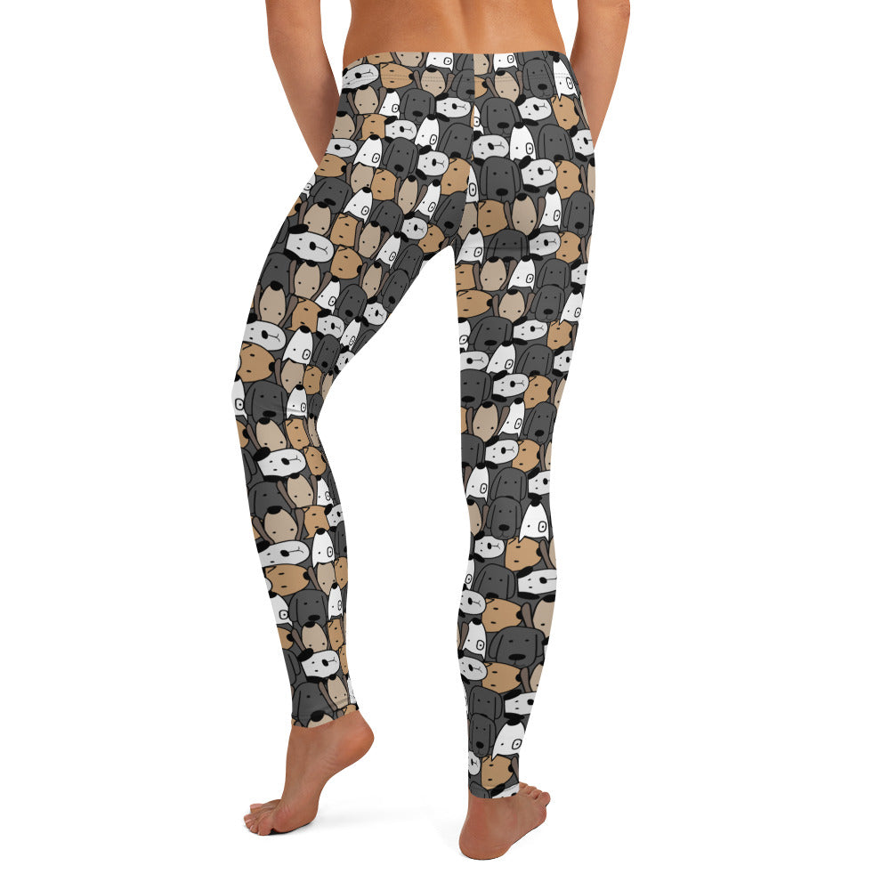 All Over Dogs Printed Leggings for women