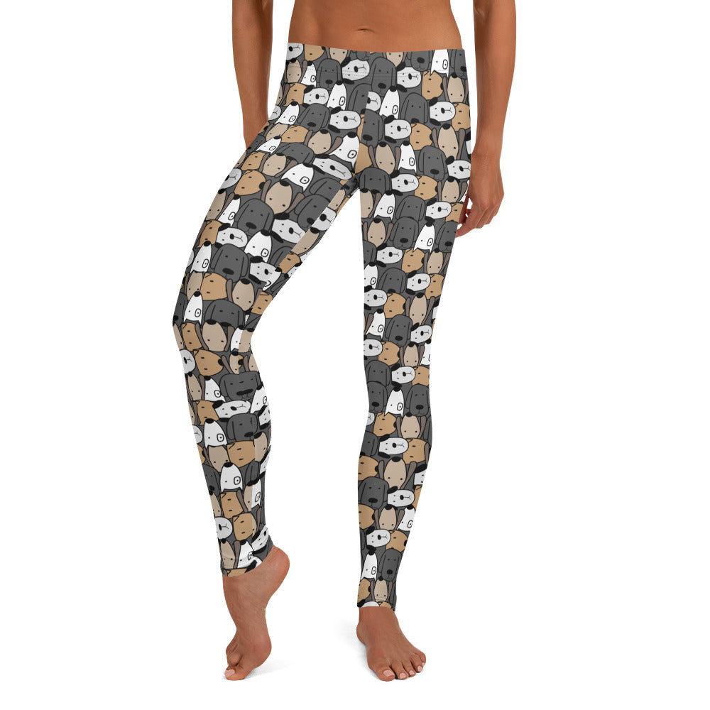 All Over Dogs Printed Leggings for women