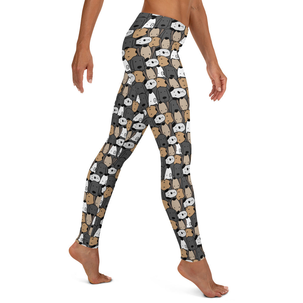 All Over Dogs Printed Leggings for women