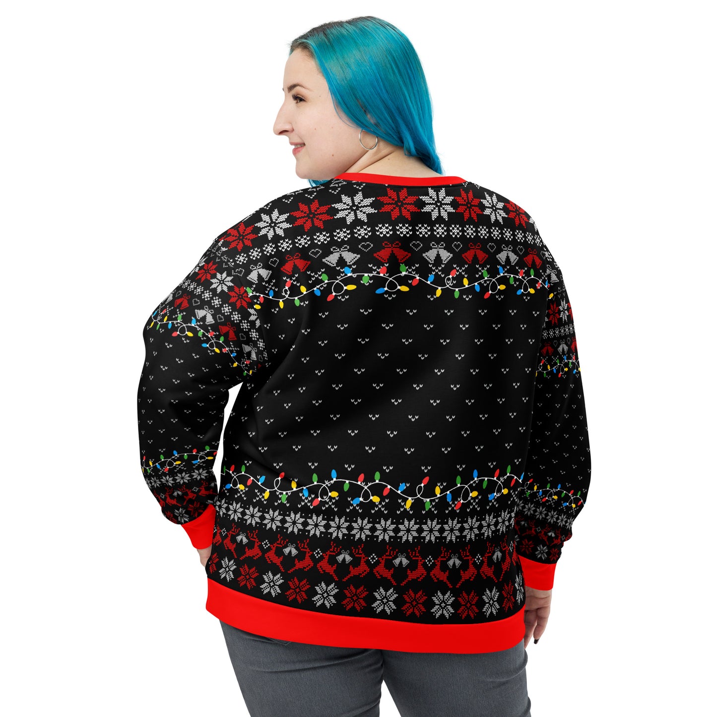 Paw Print Merry Christmas Ugly Sweatshirt