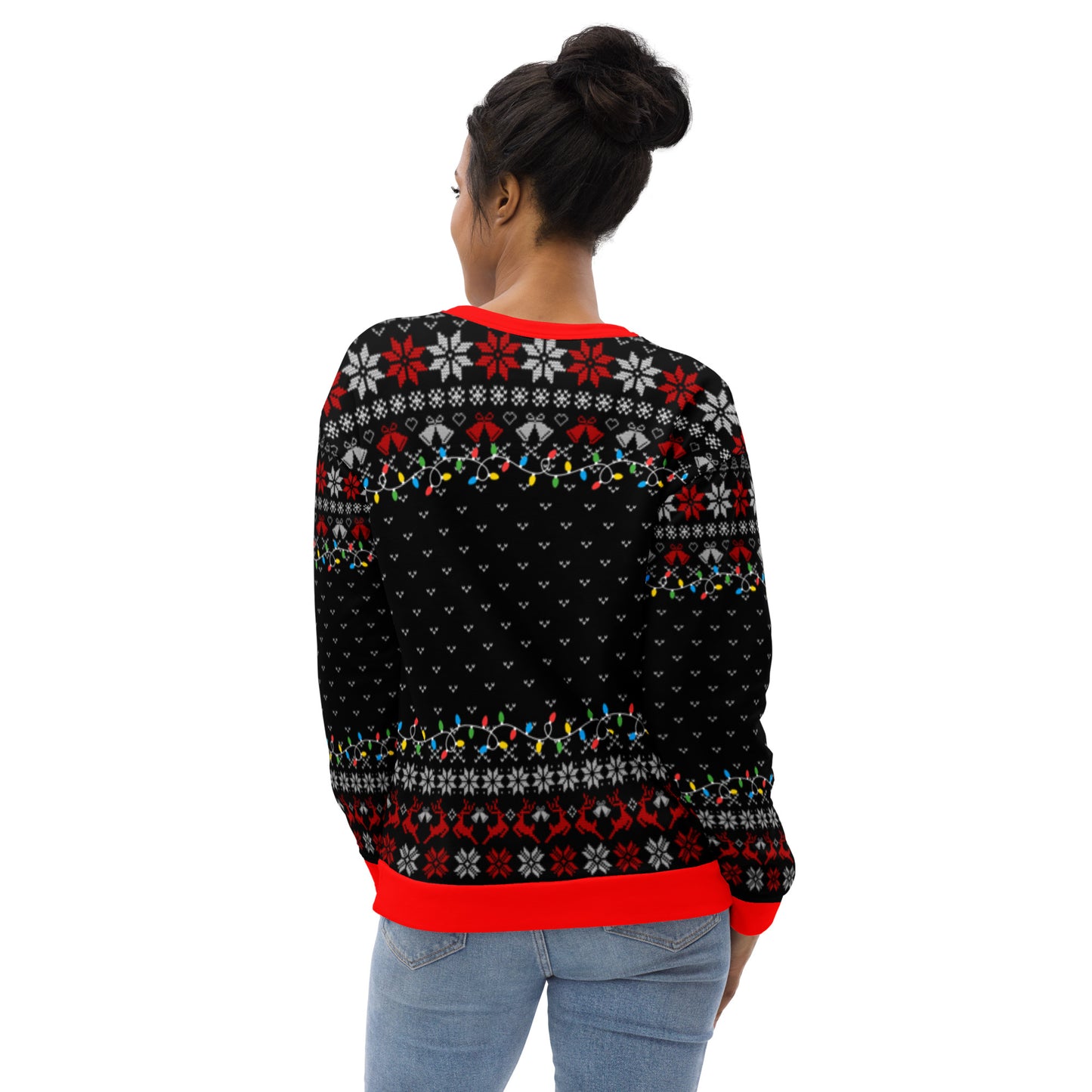 Paw Print Merry Christmas Ugly Sweatshirt