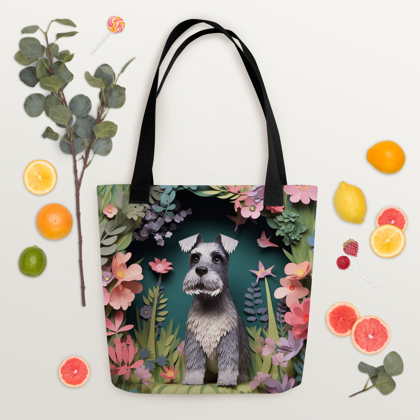 Schnauzer Tote bag for Dog Mom