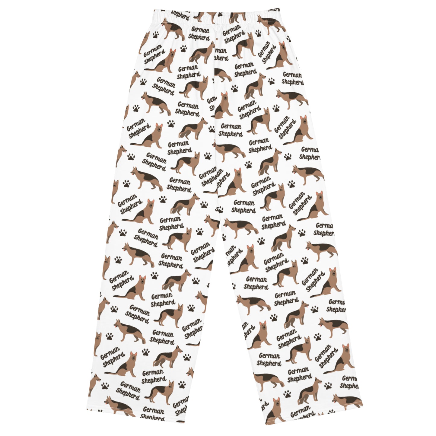 German Shepherded Dog Lovers Super Soft Wide-leg Pajama/Sweats Bottoms