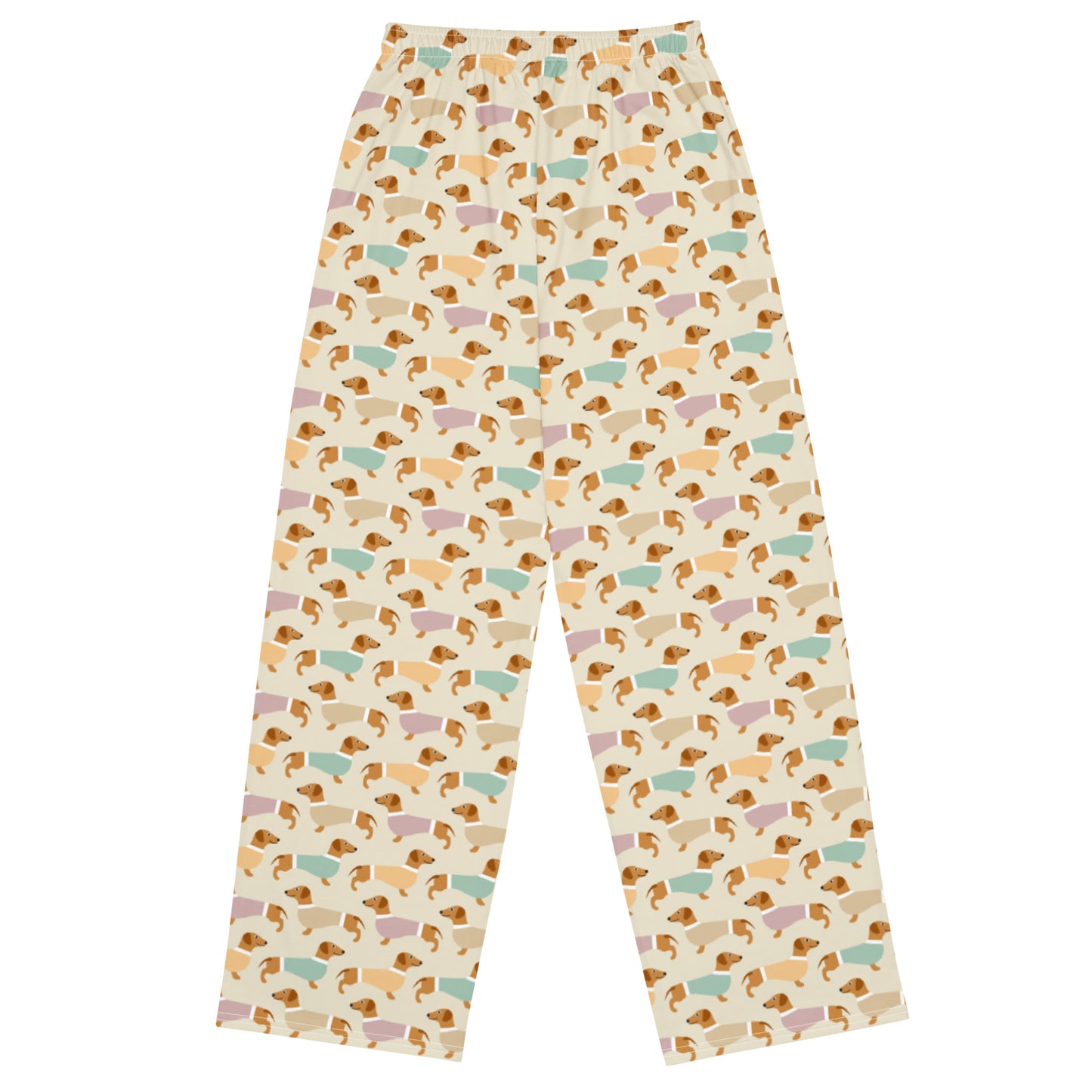Dachshund Dog Lovers Super Soft Wide-leg Pajama/Sweats Bottoms