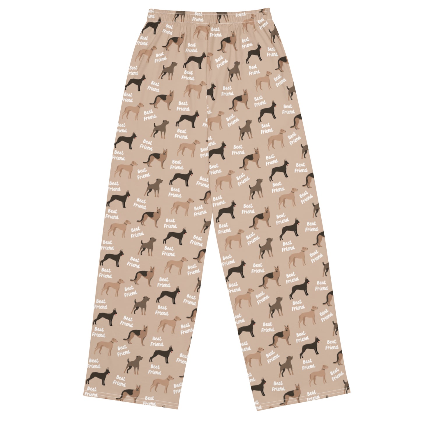 Dogs are Best Friends Super Soft Wide-leg Pajama/Sweats Bottoms