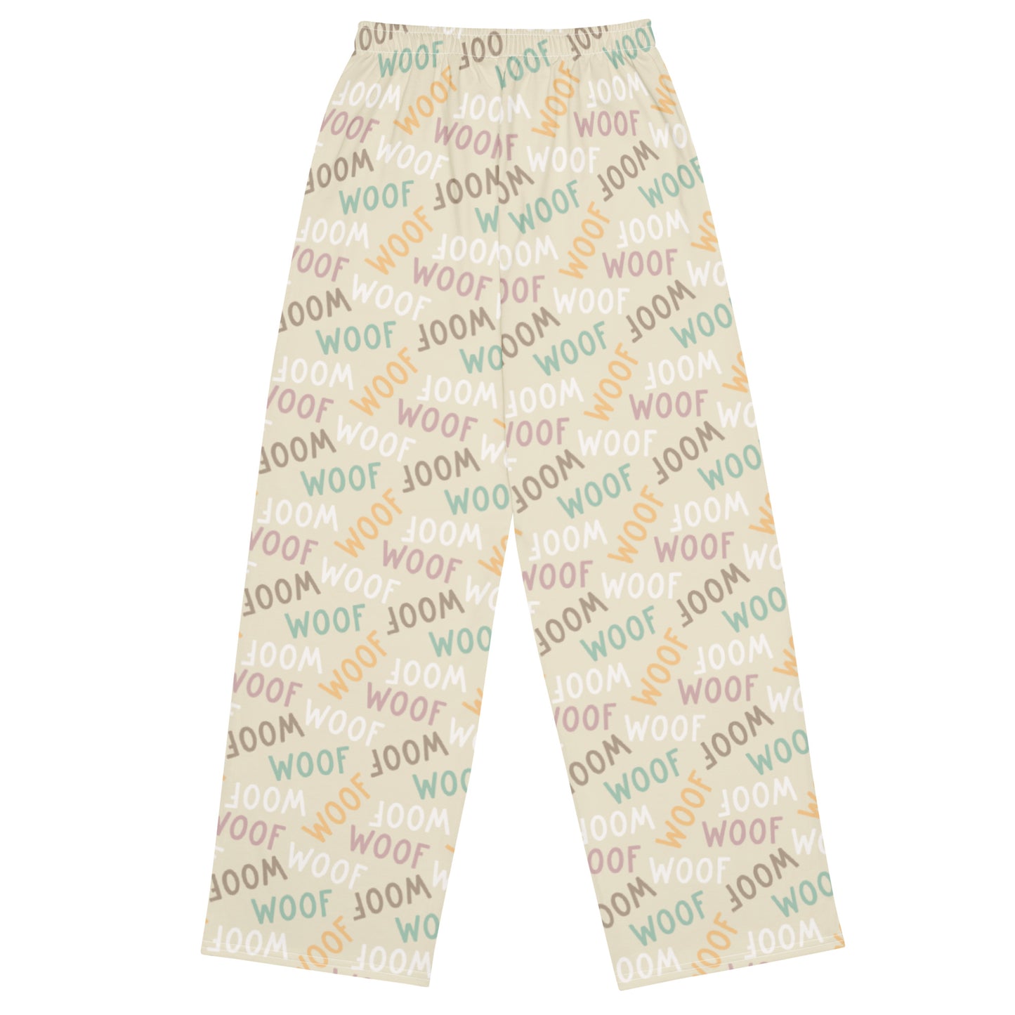 Woof Woof Dog Lovers Super Soft Wide-leg Pajama/Sweats Bottoms