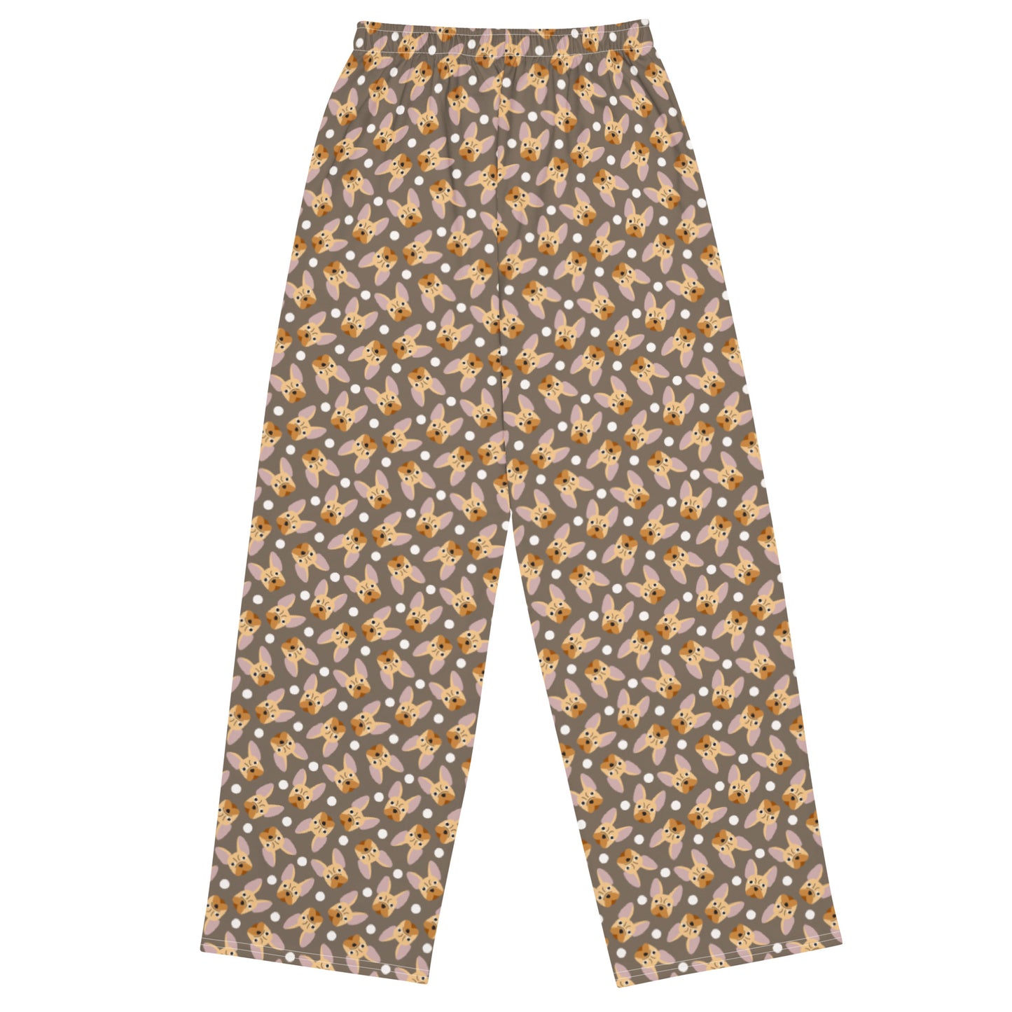 French Bulldog Lovers Super Soft Wide-leg Pajama/Sweats Bottoms