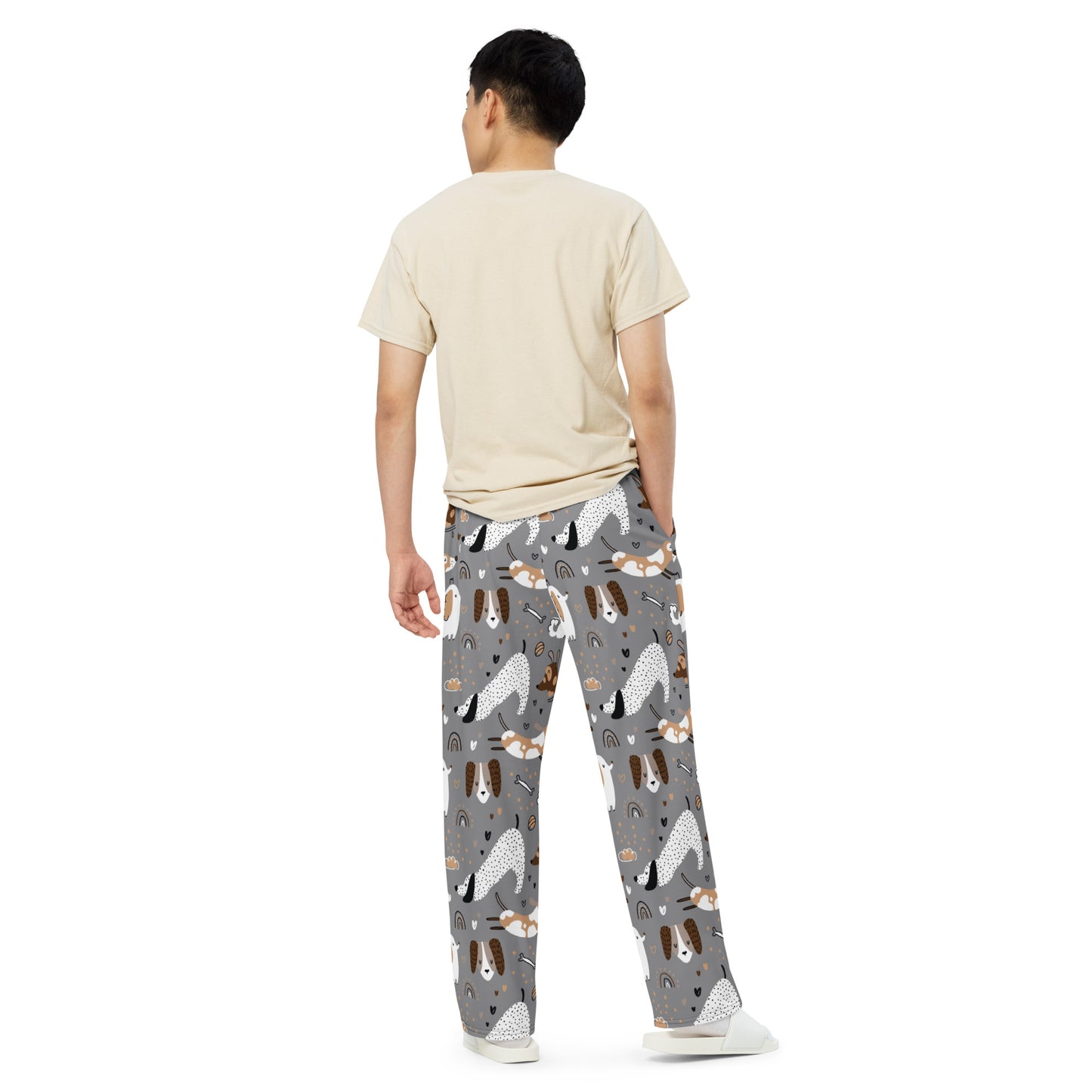 Playful Puppies wide-leg pants for Dog Lovers