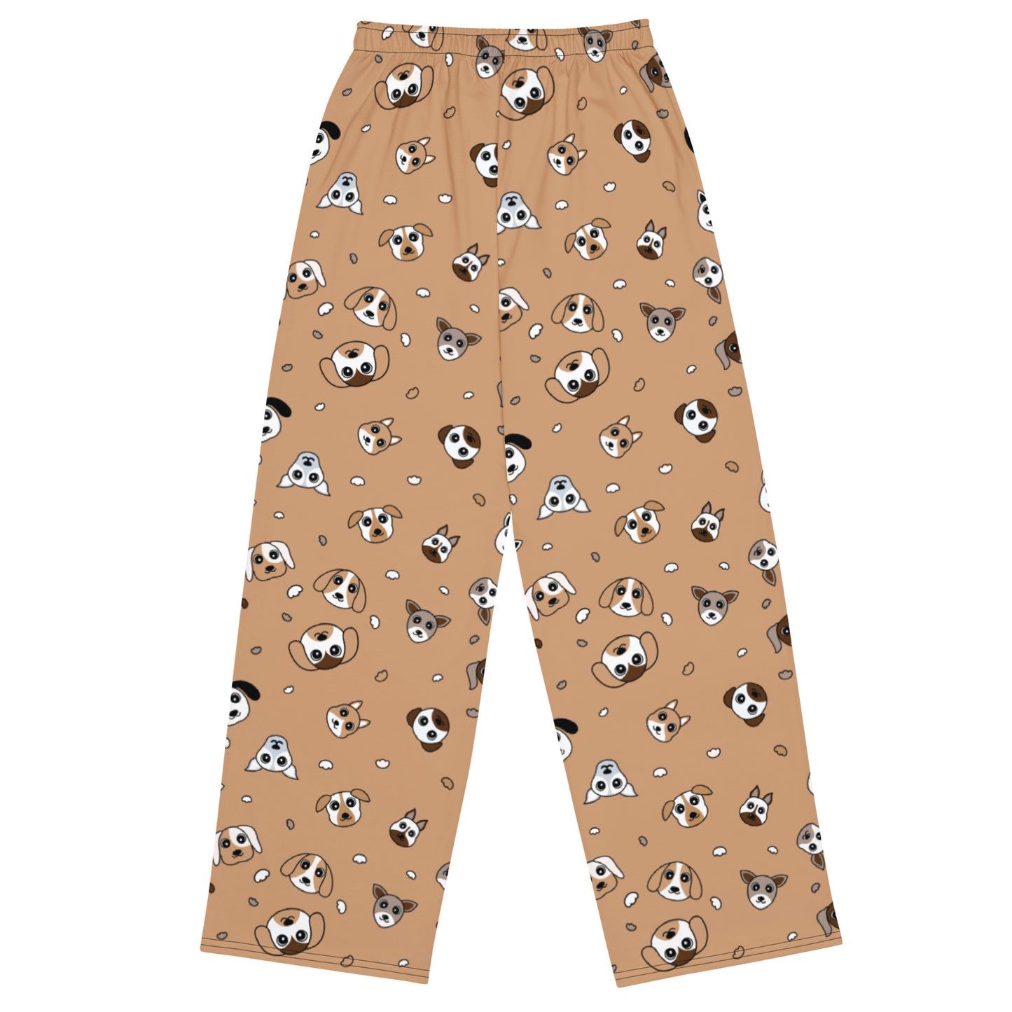 Puppies Everywhere Wide Leg Pants for Dog Lovers