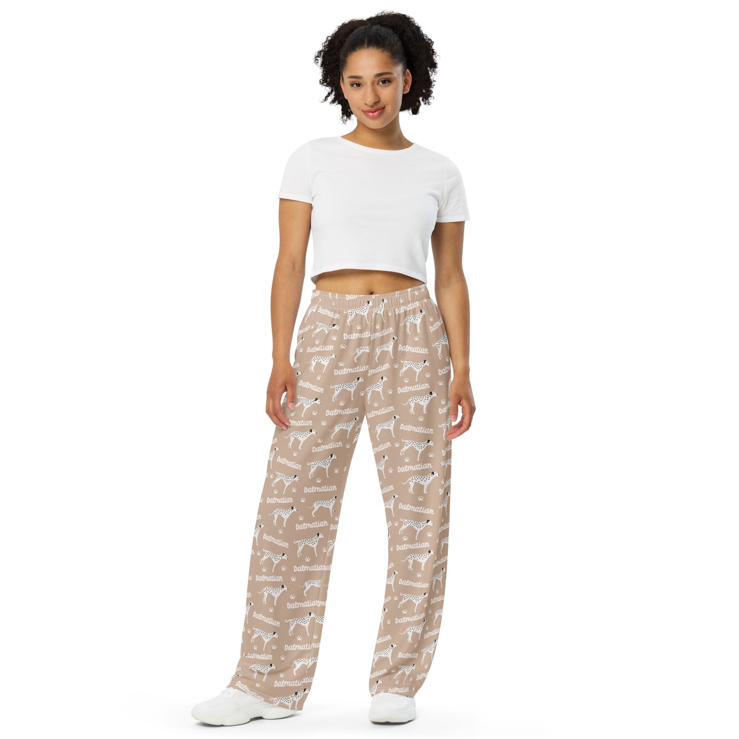 Dalmatian Lovers Super Soft Wide-leg Pajama/Sweats Bottoms