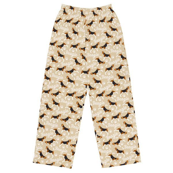 Beagle Dog Lovers Super Soft Wide-leg Pajama/Sweats Bottoms Beagle Dog Lovers Super Soft Wide-leg Pajama/Sweats Bottoms