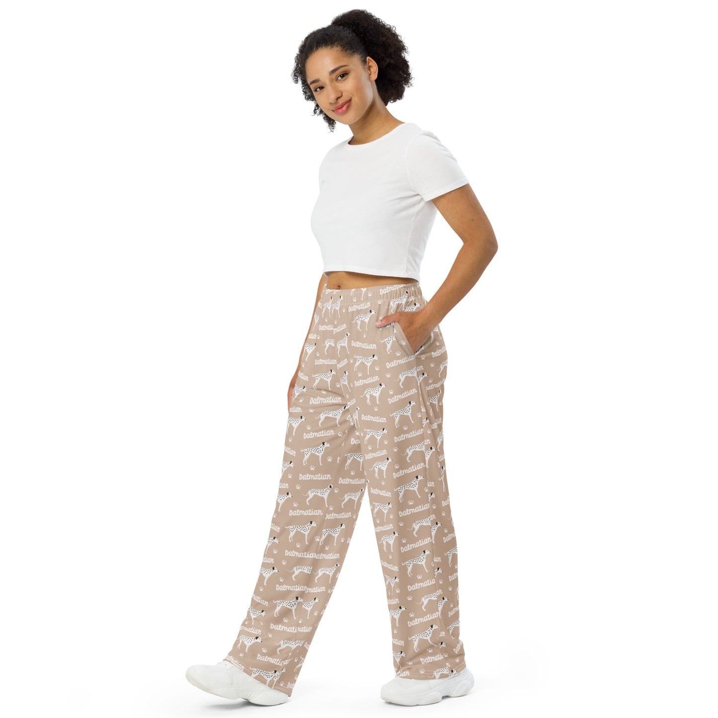 Dalmatian Lovers Super Soft Wide-leg Pajama/Sweats Bottoms