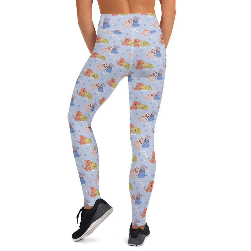 Cuddle Time Dog Lovers Yoga Leggings