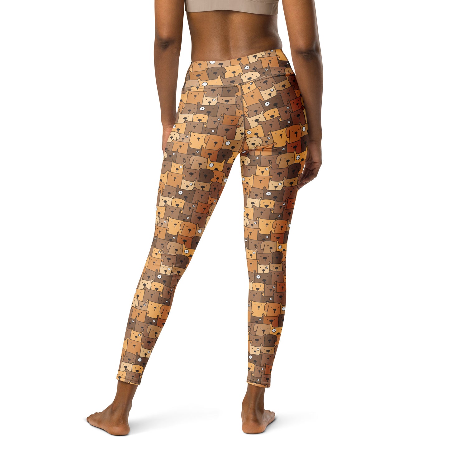 Winking Dogs Yoga Leggings