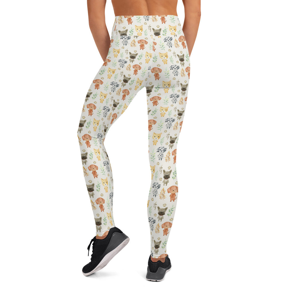 Dogs & Nature Yoga Leggings