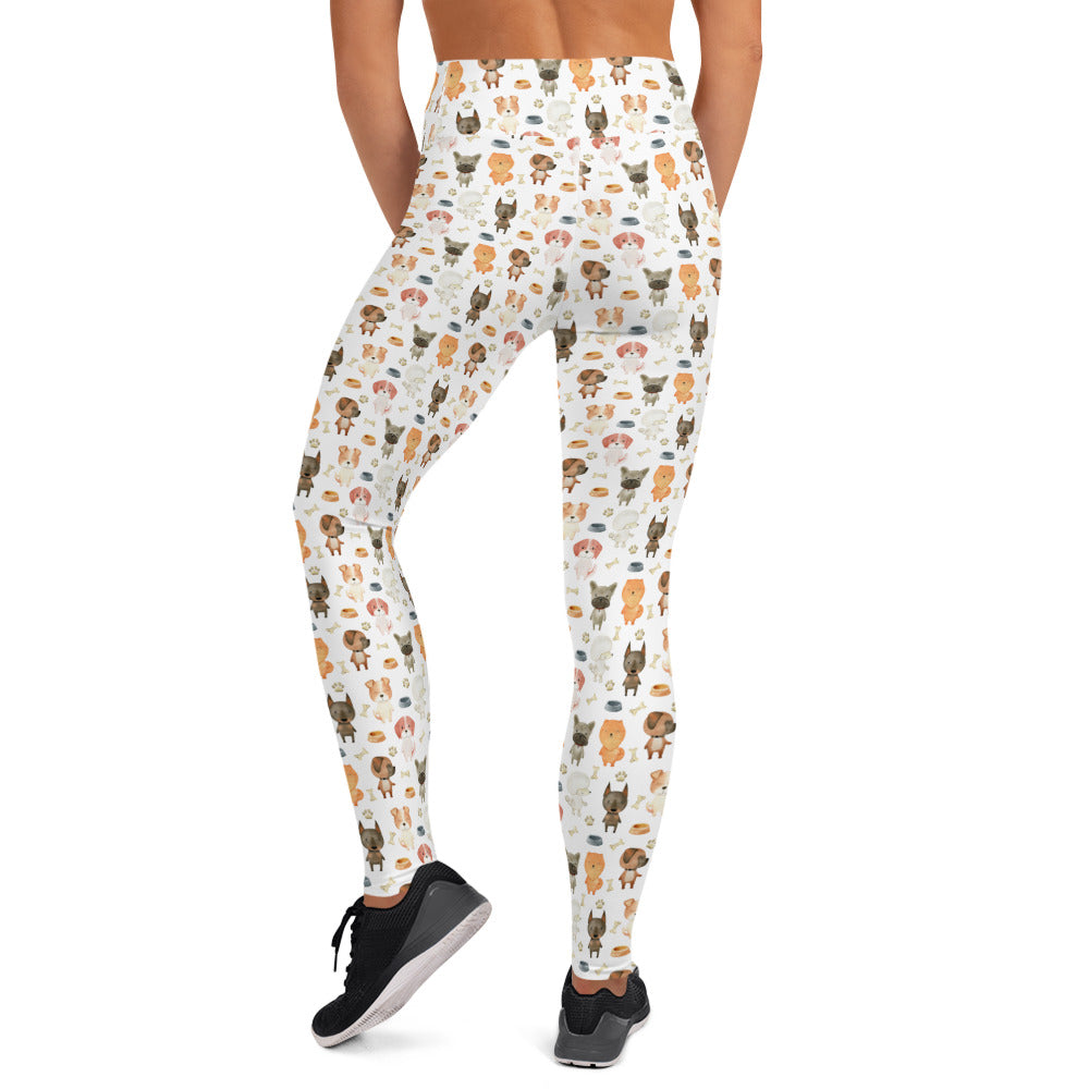 Dog Party Yoga Leggings