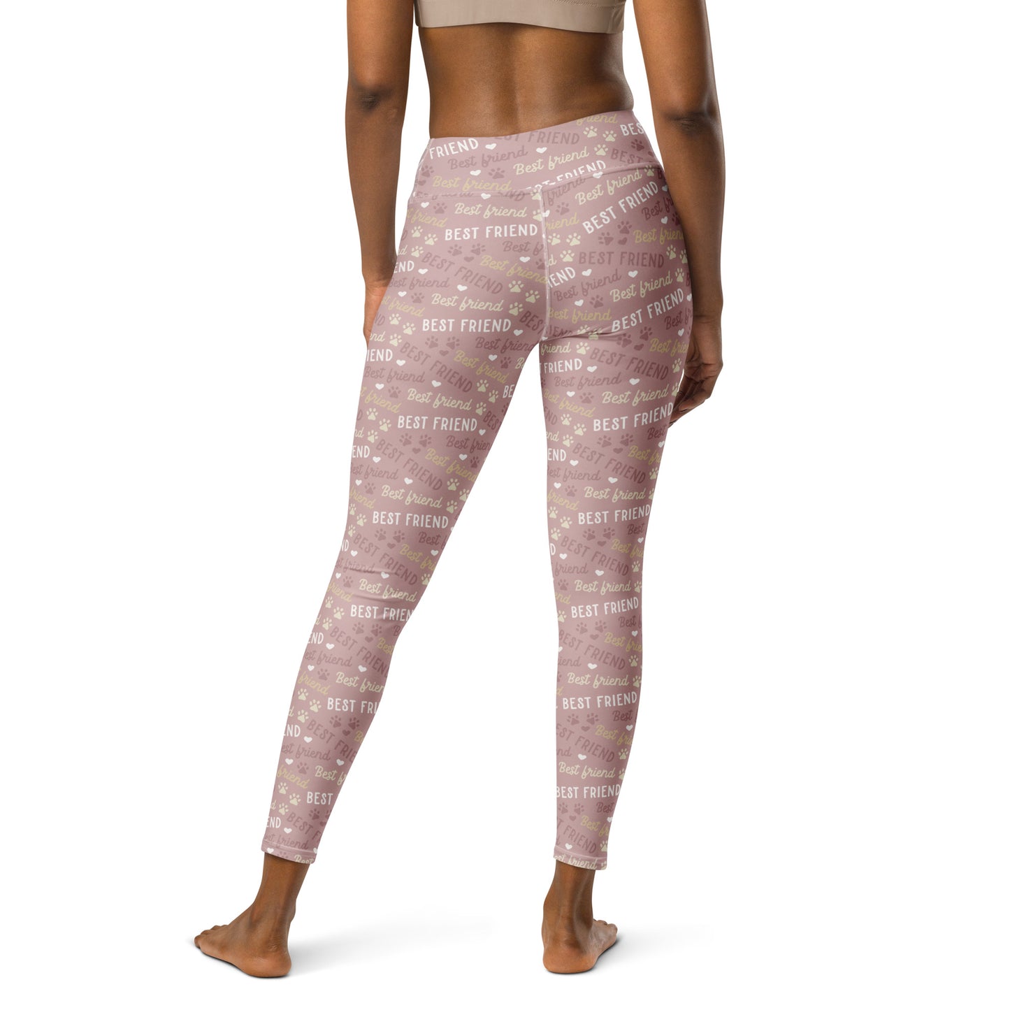 Dog is Best Friend Yoga Leggings