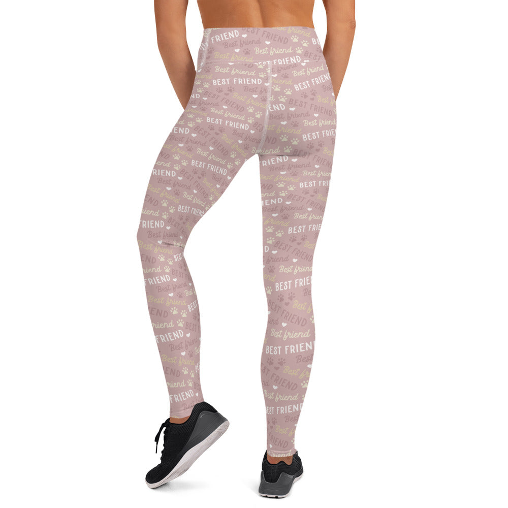 Dog is Best Friend Yoga Leggings