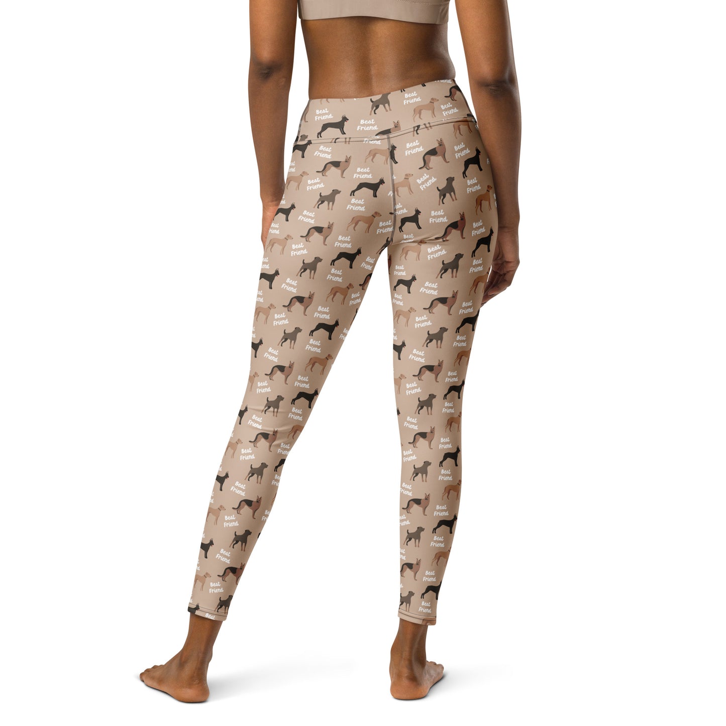 Dogs are Best Friends Yoga Leggings