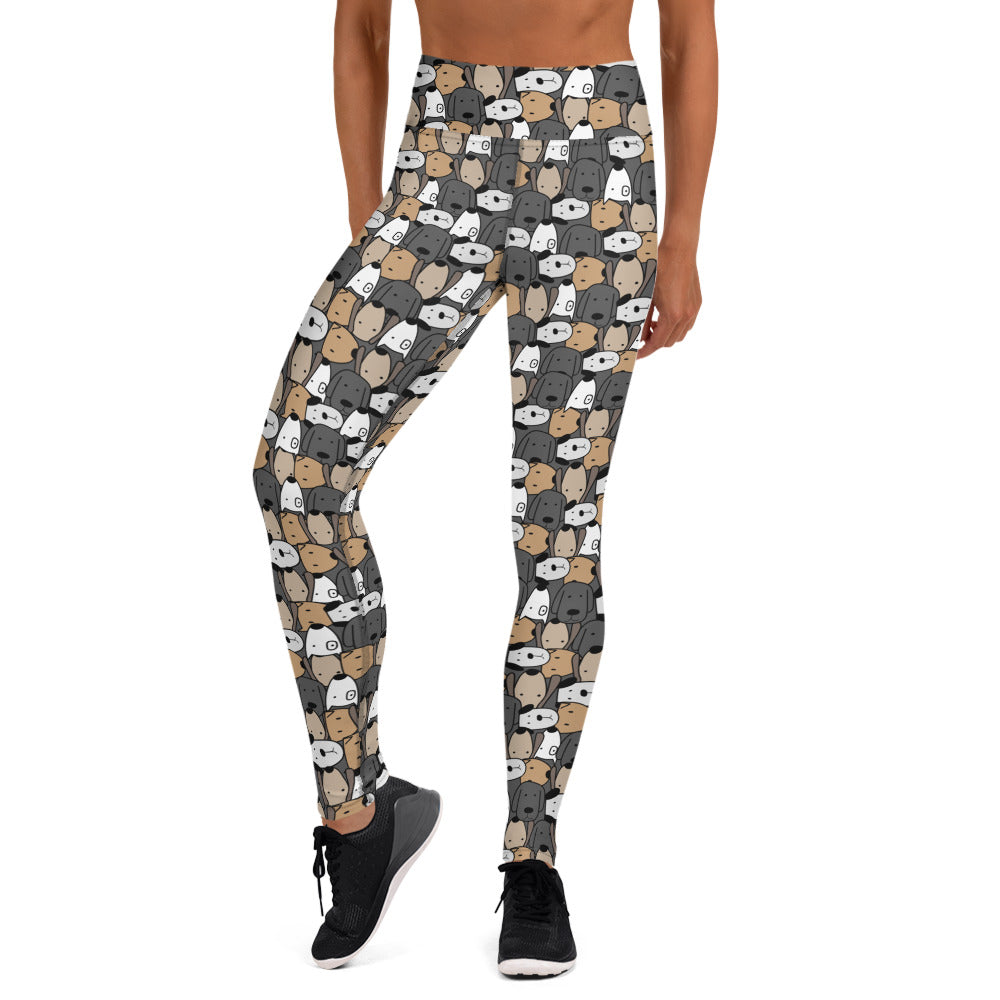 All Over Dogs Yoga Leggings