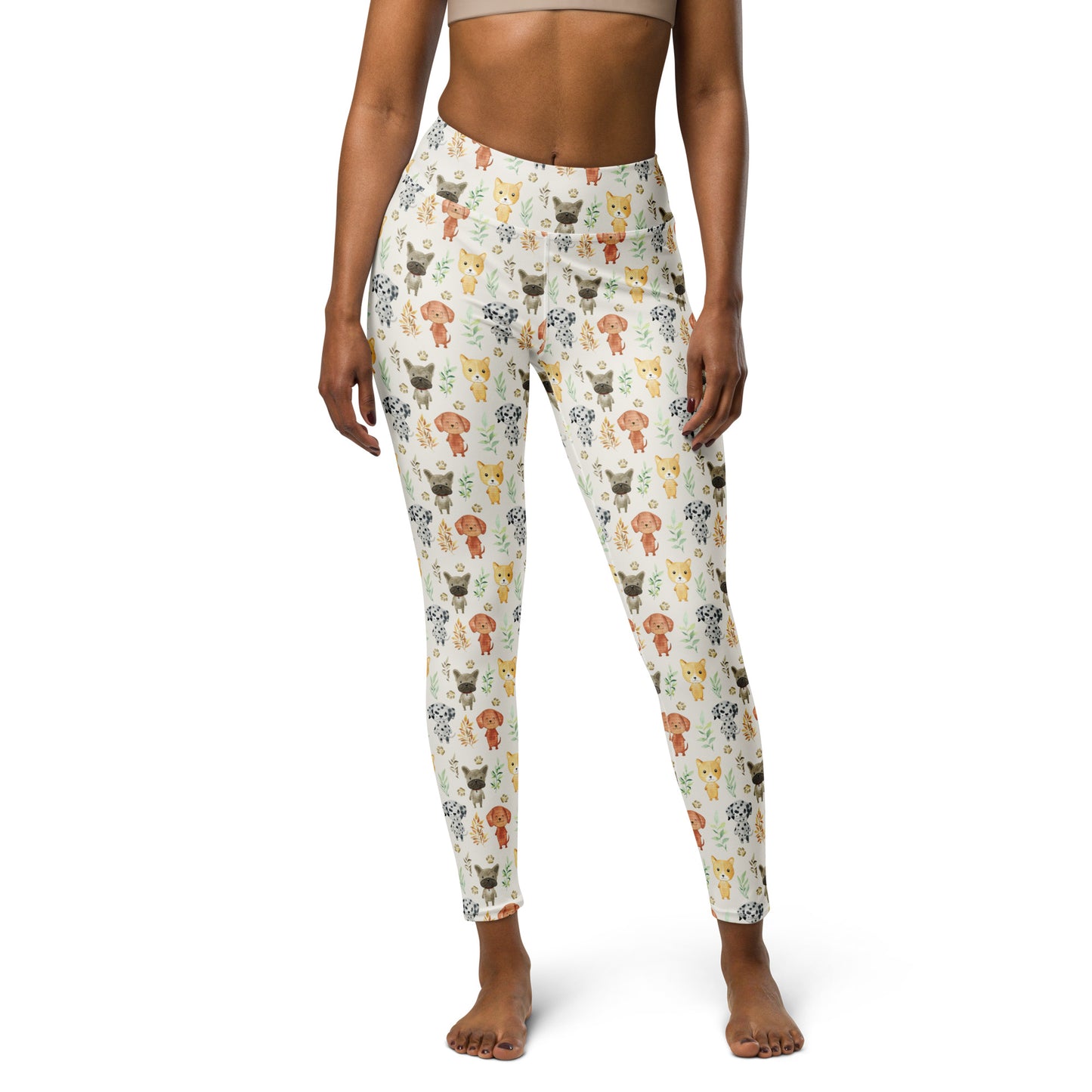 Dogs & Nature Yoga Leggings