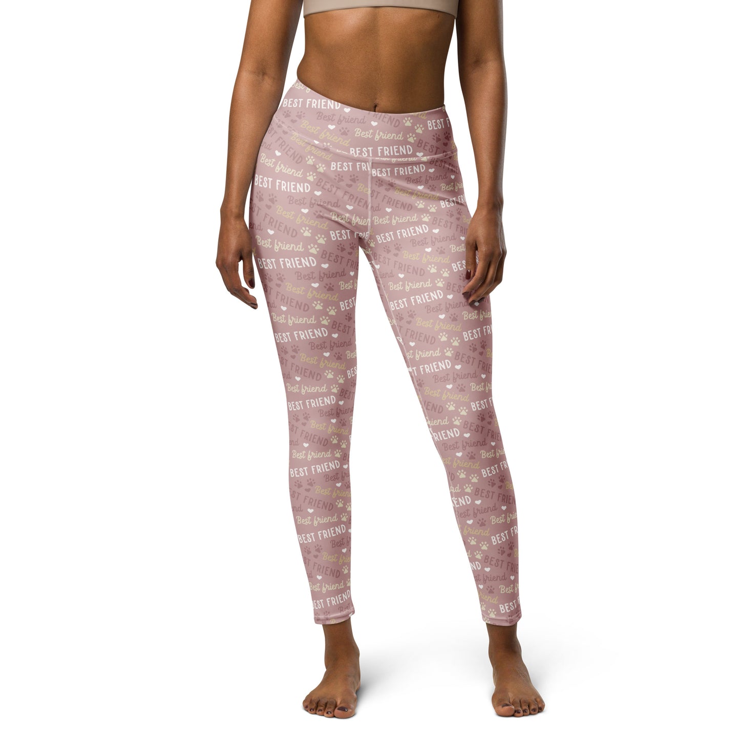 Dog is Best Friend Yoga Leggings