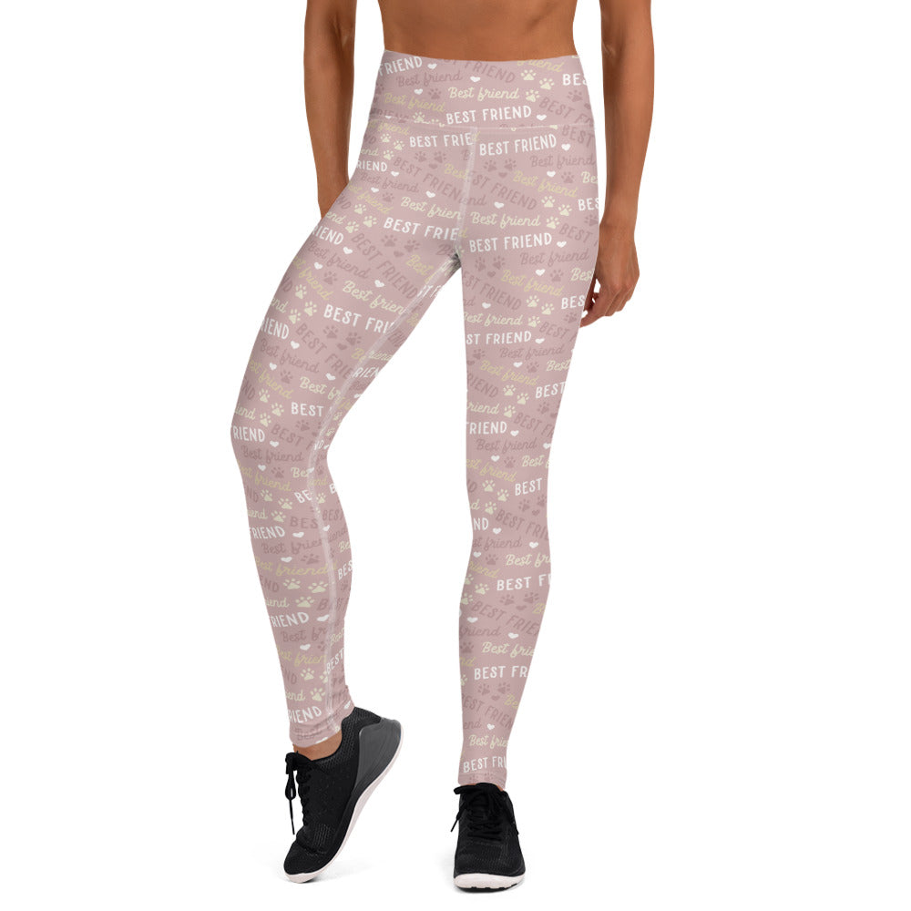 Dog is Best Friend Yoga Leggings