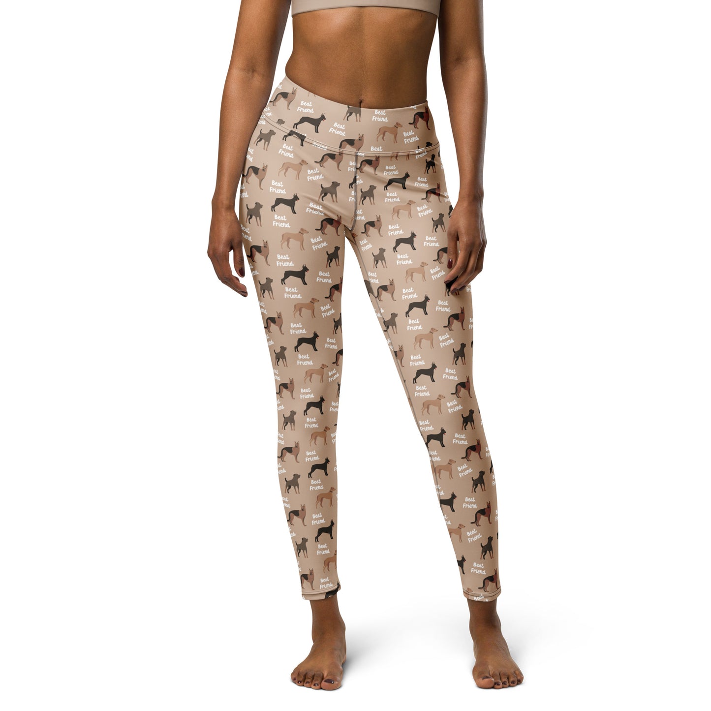 Dogs are Best Friends Yoga Leggings