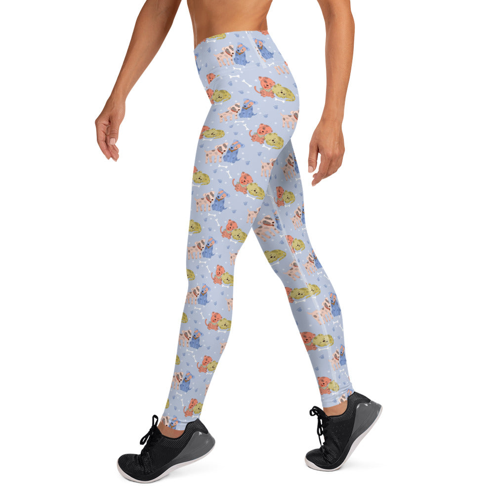 Cuddle Time Dog Lovers Yoga Leggings