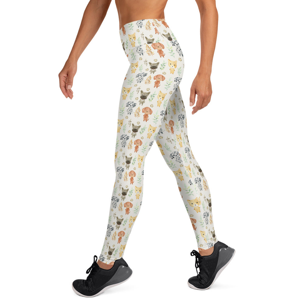 Dogs & Nature Yoga Leggings