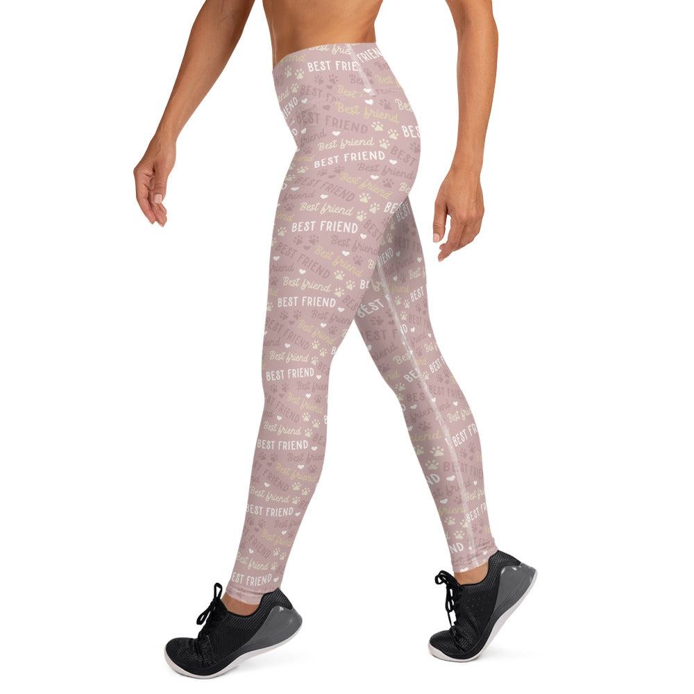 Dog is Best Friend Yoga Leggings