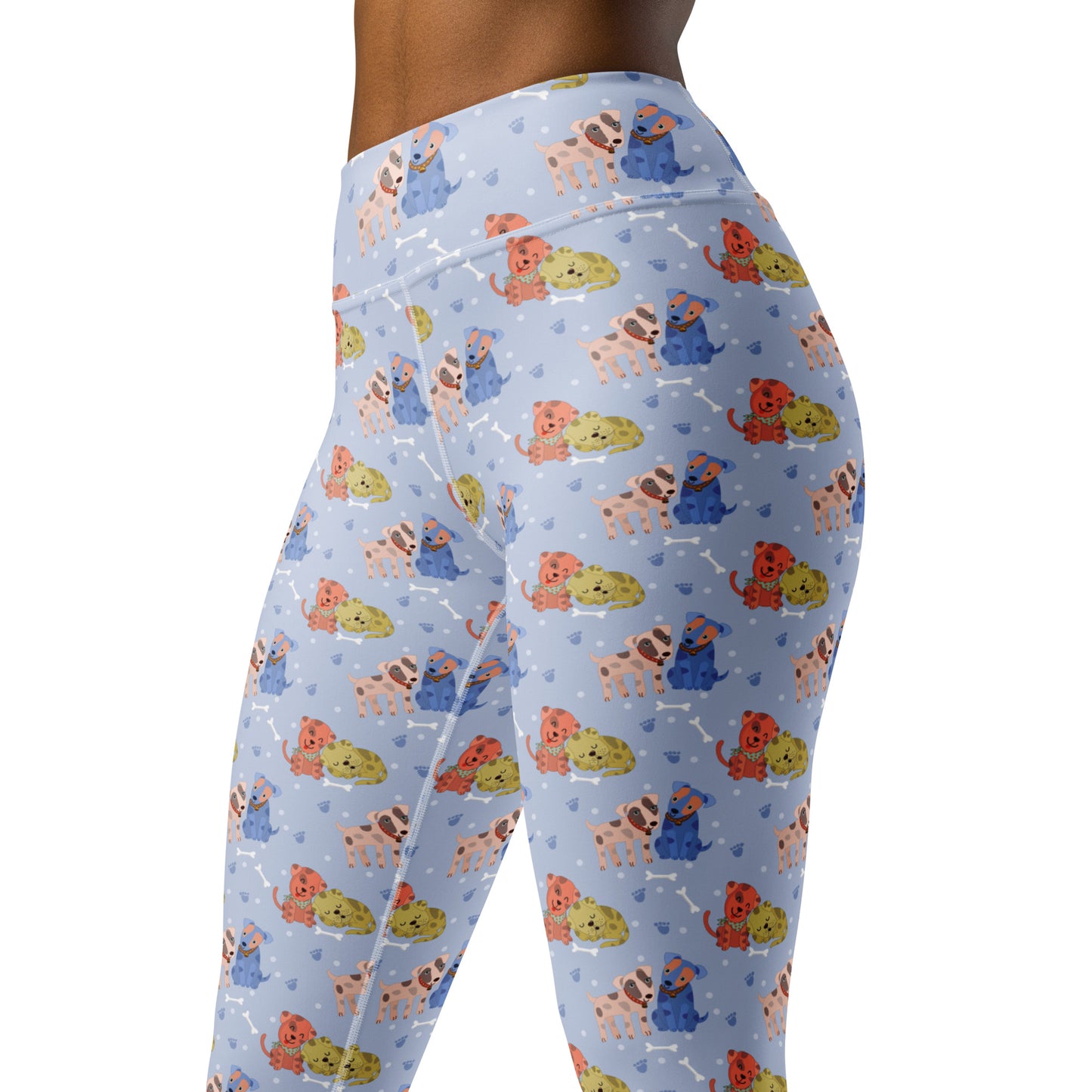 Cuddle Time Dog Lovers Yoga Leggings