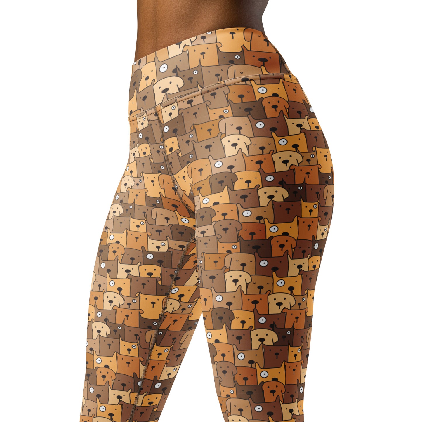 Winking Dogs Yoga Leggings