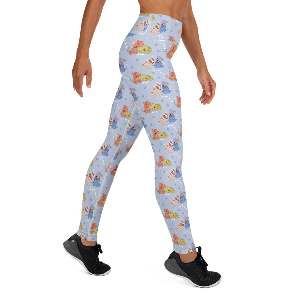 Cuddle Time Dog Lovers Yoga Leggings