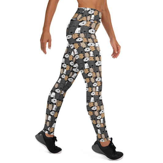 All Over Dogs Yoga Leggings