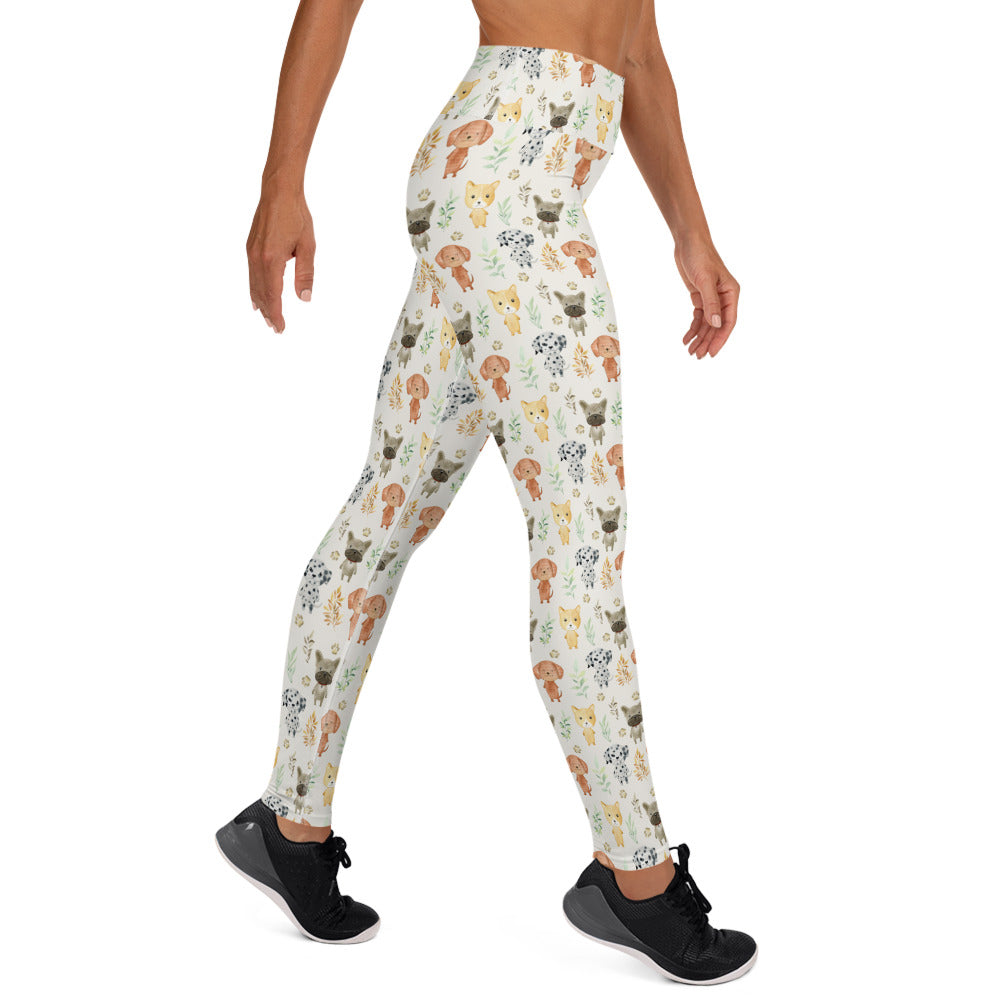 Dogs & Nature Yoga Leggings