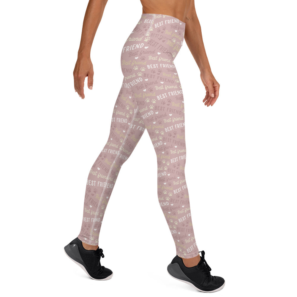 Dog is Best Friend Yoga Leggings