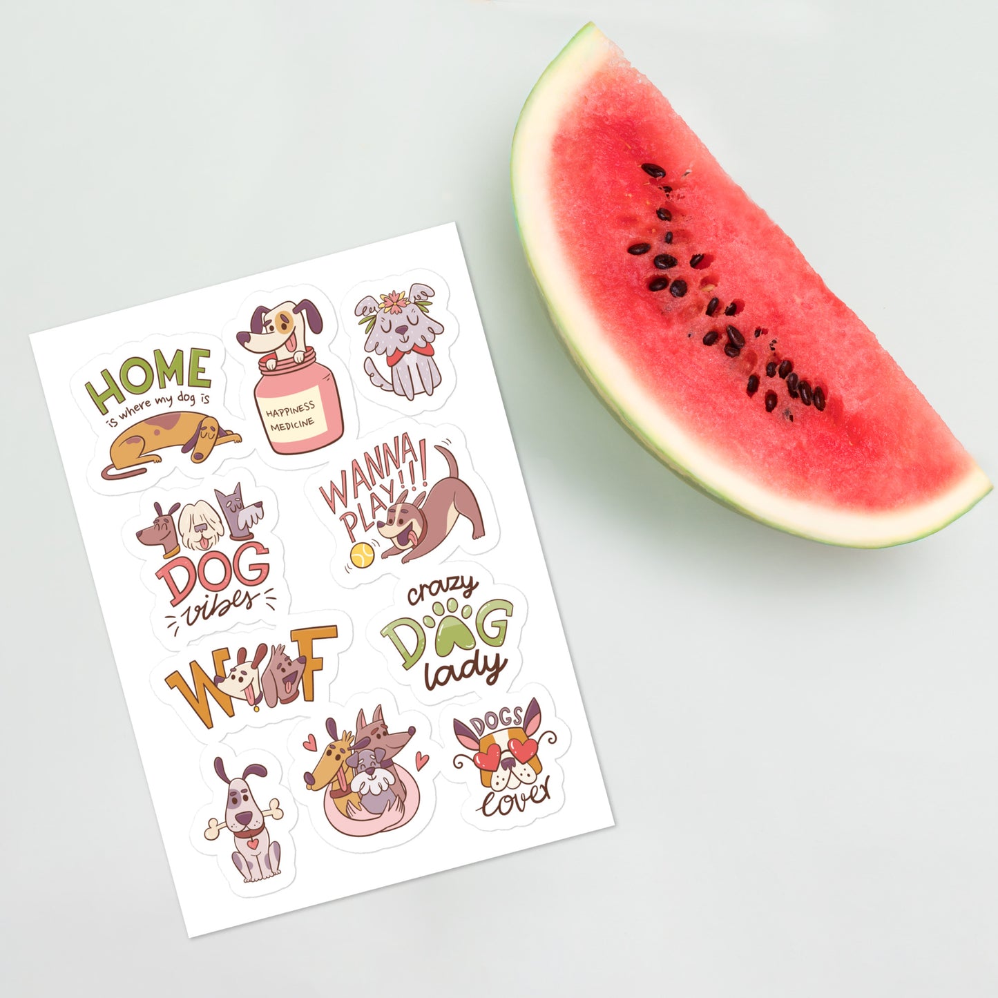 Dog Quote Sticker sheet #2