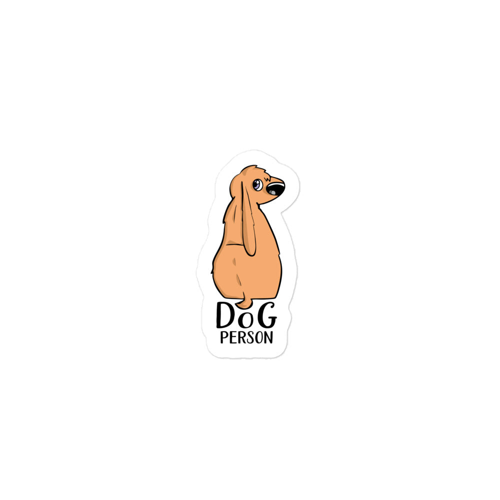 Dog Person Bubble-free stickers