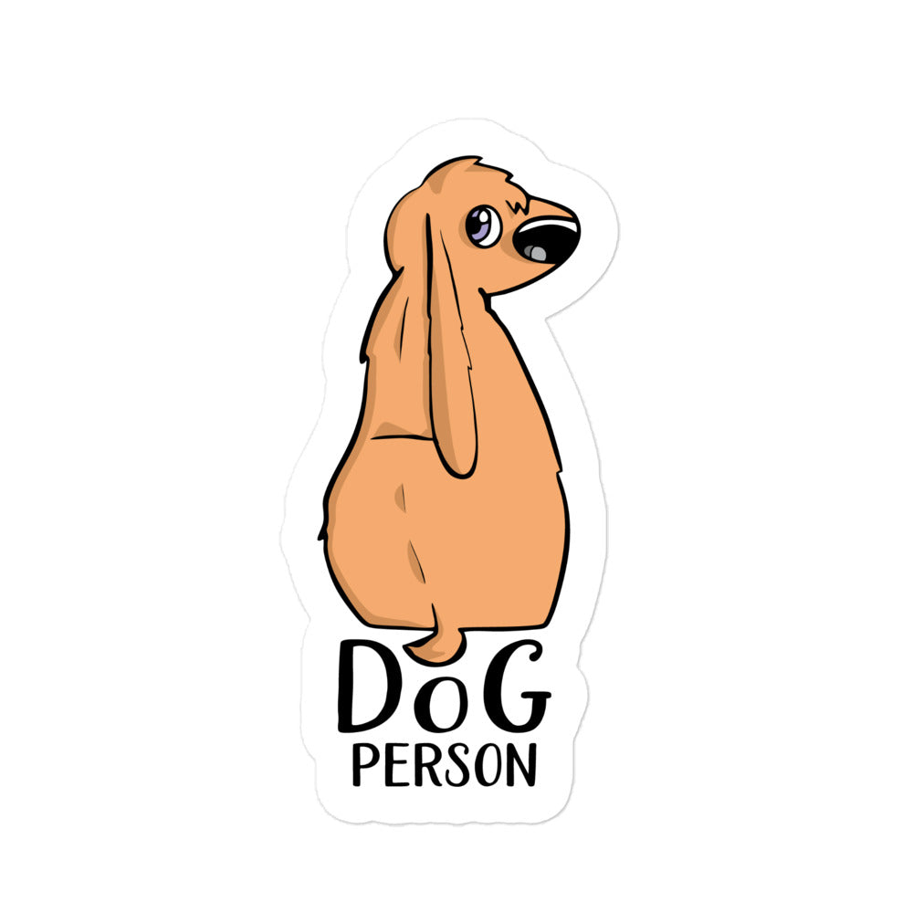 Dog Person Bubble-free stickers