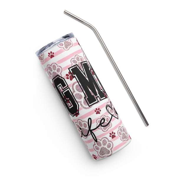 Dog Mom Life Stainless Steel Dog Mom Tumbler 20oz Dog Mom Life Stainless Steel Dog Mom Tumbler 20oz