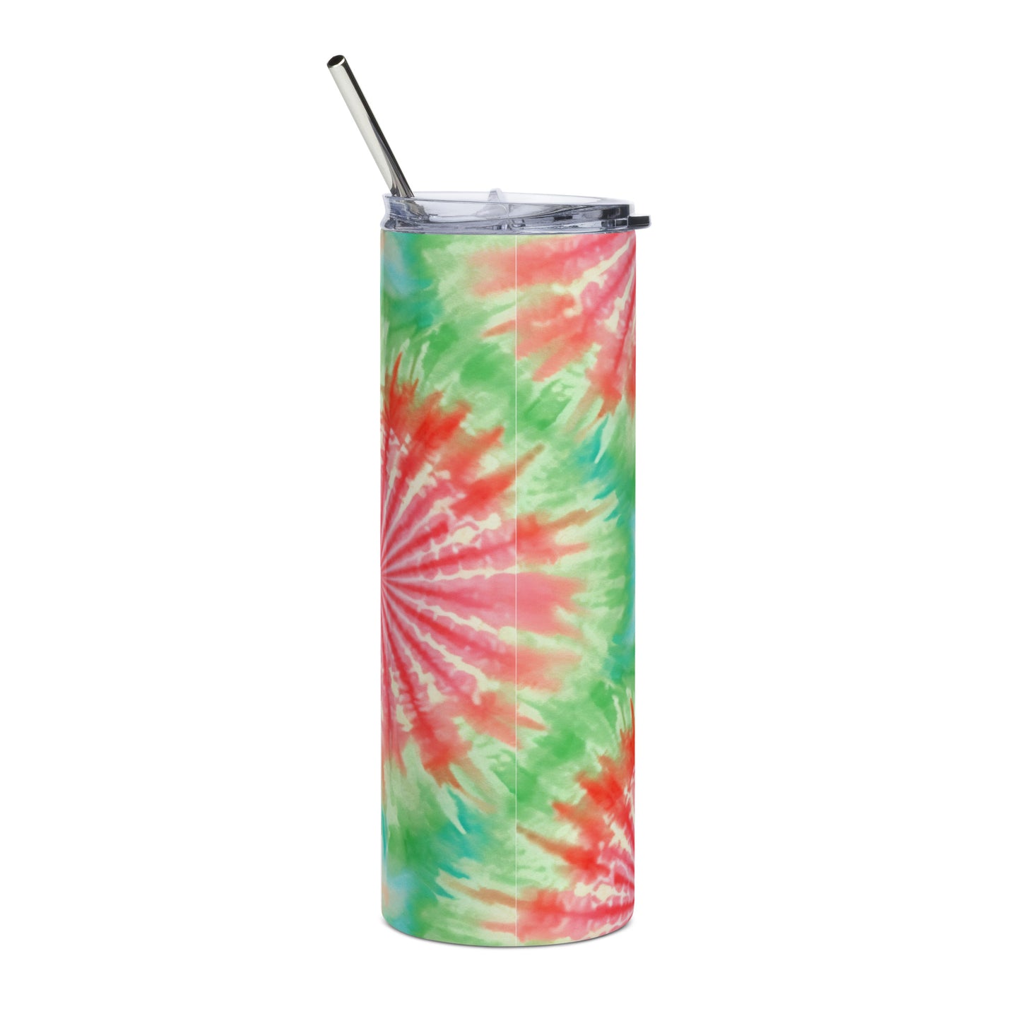 Watermelon Candy Tie Dye Stainless Steel Full Print Tumbler