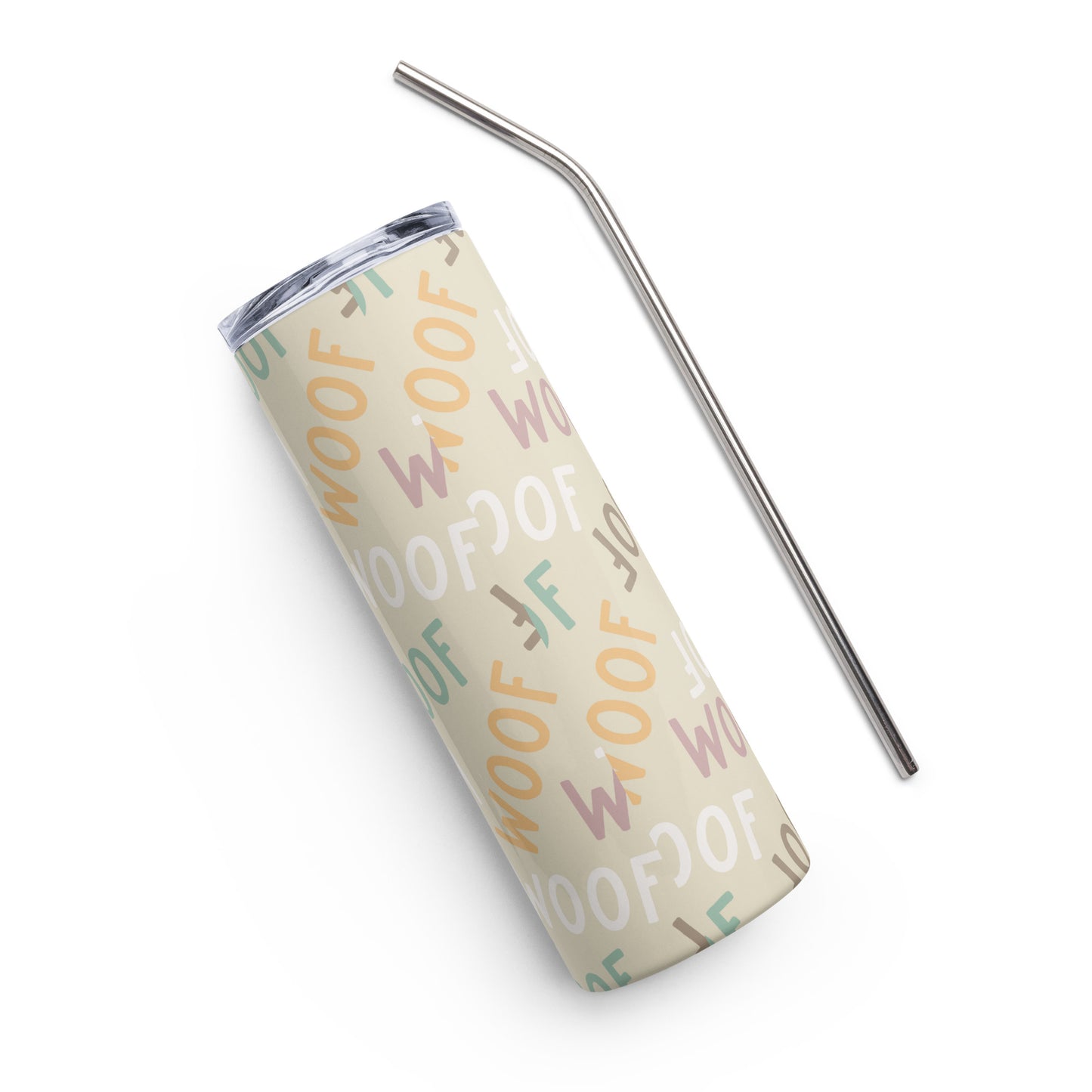 Woof Woof Dog Lovers Stainless steel tumbler