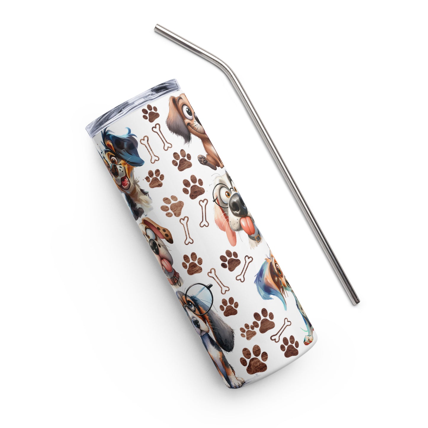 Life is Better with Dogs Stainless steel tumbler