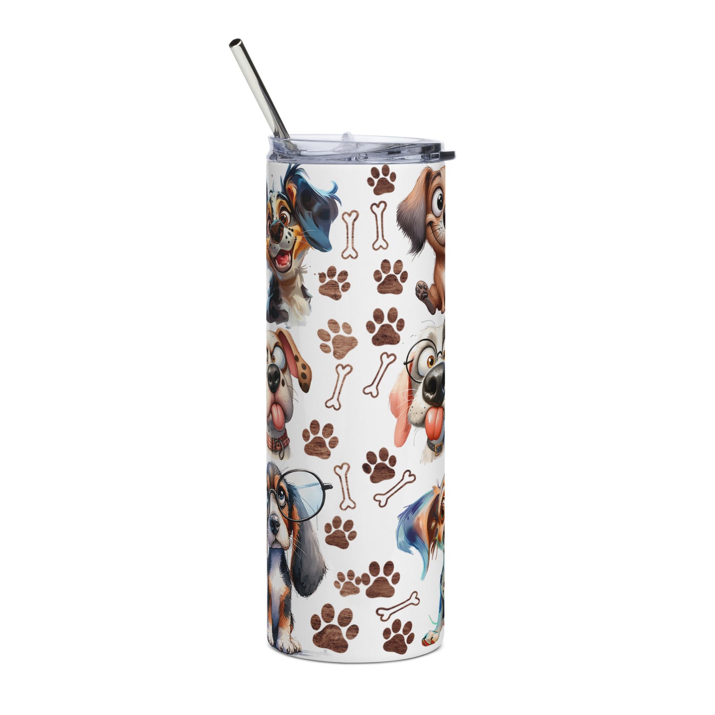 Life is Better with Dogs Stainless steel tumbler