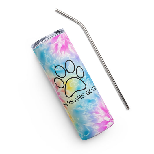 Cotton Candy Tie Dye Stainless Steel Full Print Tumbler